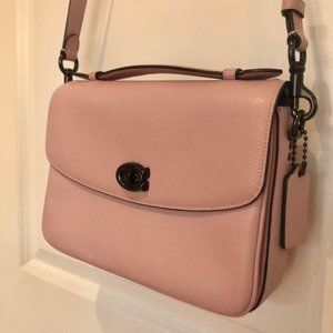 Coach Cassie, Aurora Pebble Pink Leather Crossbody Purse